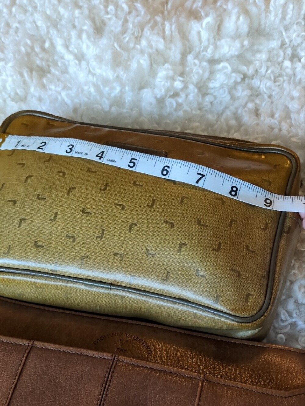 Brown Leather Men’s Document Pouch - Picture 14 of 15